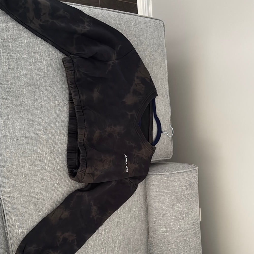 Alphalete Black Tie-Dye Women's Sweater